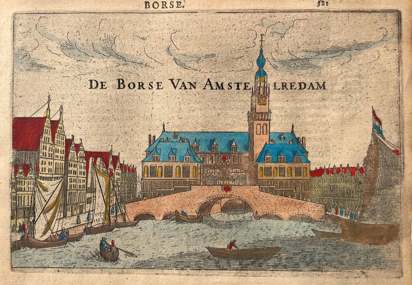 Amsterdam Beurs - J Jansz / L Guicciardini - 1613