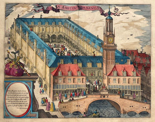 Amsterdam Beurs - WJ Blaeu / L Guicciardini - 1613