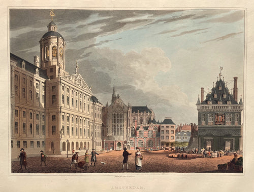 Amsterdam Dam - R Bowyer - 1816