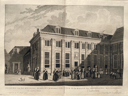 Amsterdam Burgerweeshuis meisjes Amsterdams Museum - P Fouquet - 1783