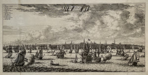 Amsterdam Aanzicht vanaf het IJ - C Commelin - 1693