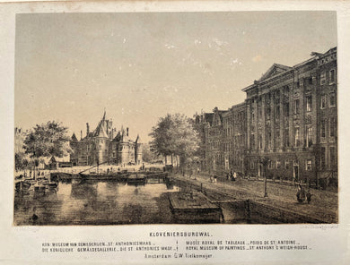 Amsterdam Kloveniersburgwal Trippenhuis - W Hekking jr/ GW Tielkemeijer - 1869