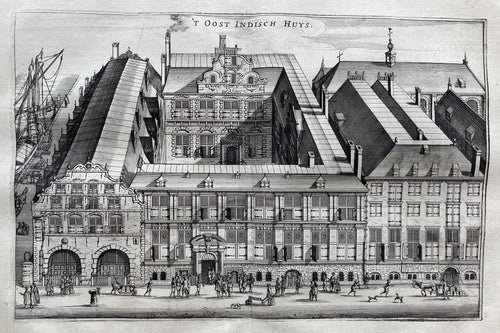 Amsterdam VOC Oost-Indisch Huis Oude Hoogstraat - O Dapper - 1663