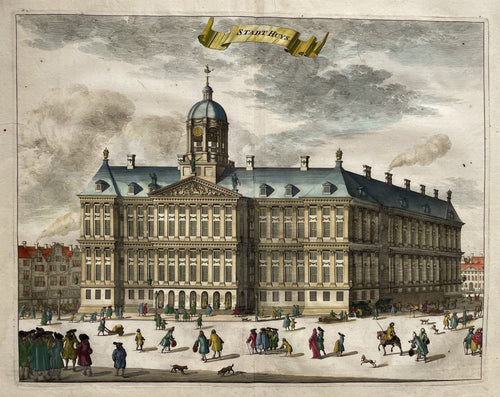 Amsterdam Dam Paleis - C Commelin - 1693