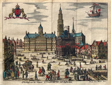Amsterdam Dam - J van Meurs - 1660