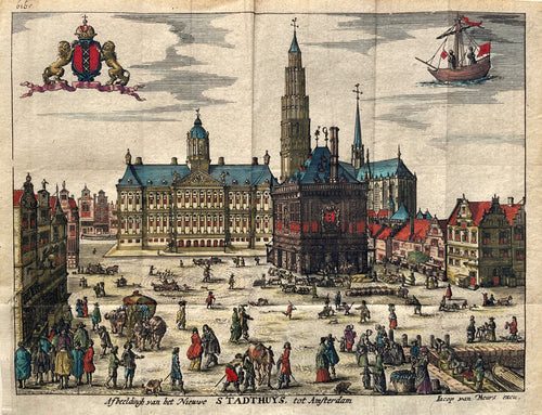 Amsterdam Dam - J van Meurs - 1660