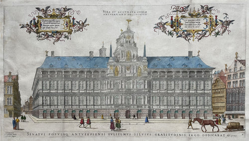 Antwerpen Stadhuis - Joannes en Lucas van Doetecum / Willem Silvius - 1568