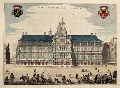 België Antwerpen Stadhuis Belgium Antwerp City Hall - J Blaeu - 1649