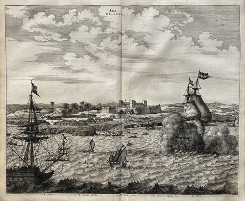 Brazilië Fort Nassau Brazil - A Montanus - 1671