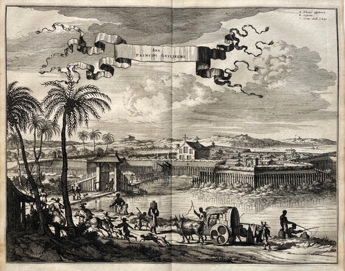 Brazilië Fort Willem Brazil - A Montanus - 1671