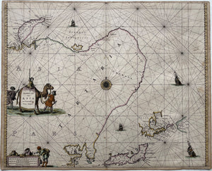 Azië Japan Korea China Northeast Russia Zeekaart - Pieter Goos - 1666