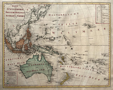Australië Oceanië Australia New Zealand Oceania - J Rausch / Homann Heirs - 1795