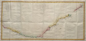 Australië Oostkust Australia east coast - C van Baarsel / J Cook - ca. 1797