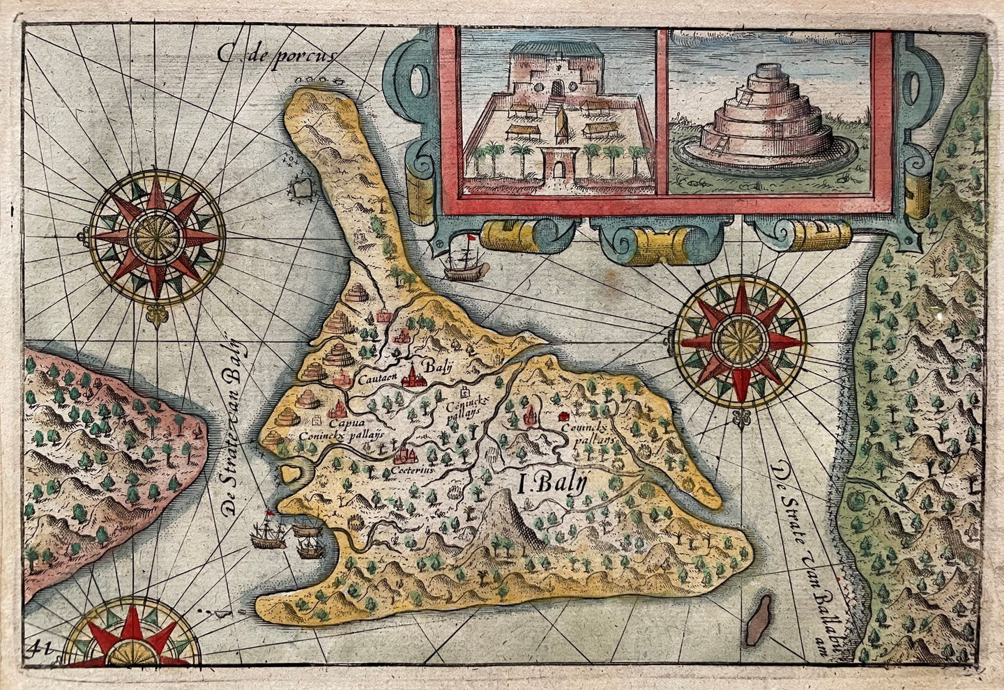 Indonesië Bali Indonesia - I Commelin J Janssonius - 1646