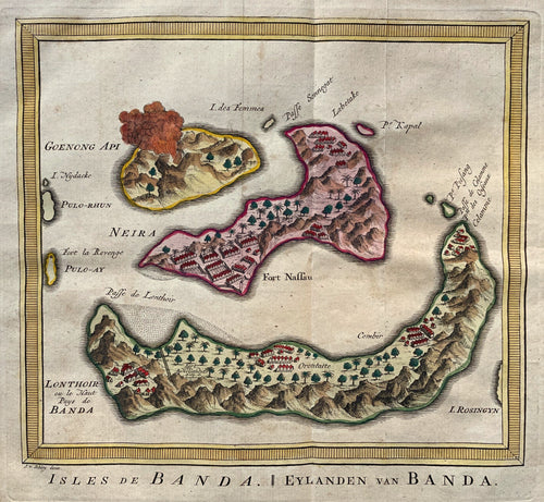 Indonesië Banda-eilanden Indonesia - J van der Schley / P de Hondt - 1763