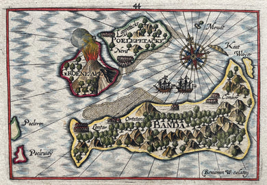Indonesië Banda-eilanden Indonesia Banda Islands - JI Pontanus / Jodocus Hondius - 1614