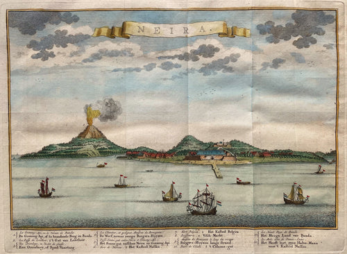 Indonesië Banda Neira Indonesia - J van der Schley / P de Hondt - 1763