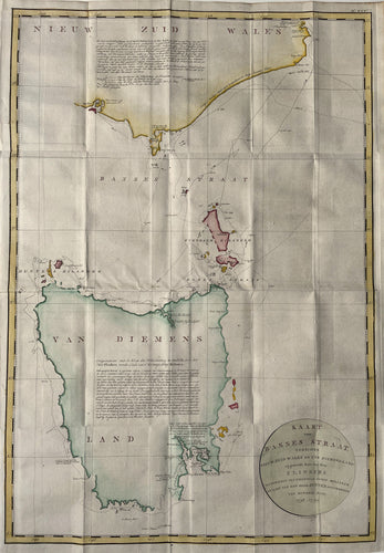 Australië Bass Strait New South Wales Tasmania Australia - M Flinders / C van Baarsel - 1801