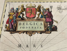 Afbeelding in Gallery-weergave laden, 7 provinciën Map of the Seven United Provinces - J Blaeu - 1663