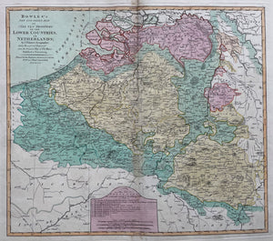 België Belgium Luxembourg - Henry Carrington Bowles Samuel Carver - circa 1796