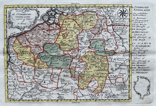 België Belgium Luxembourg - Nicolai Jonge - 1761