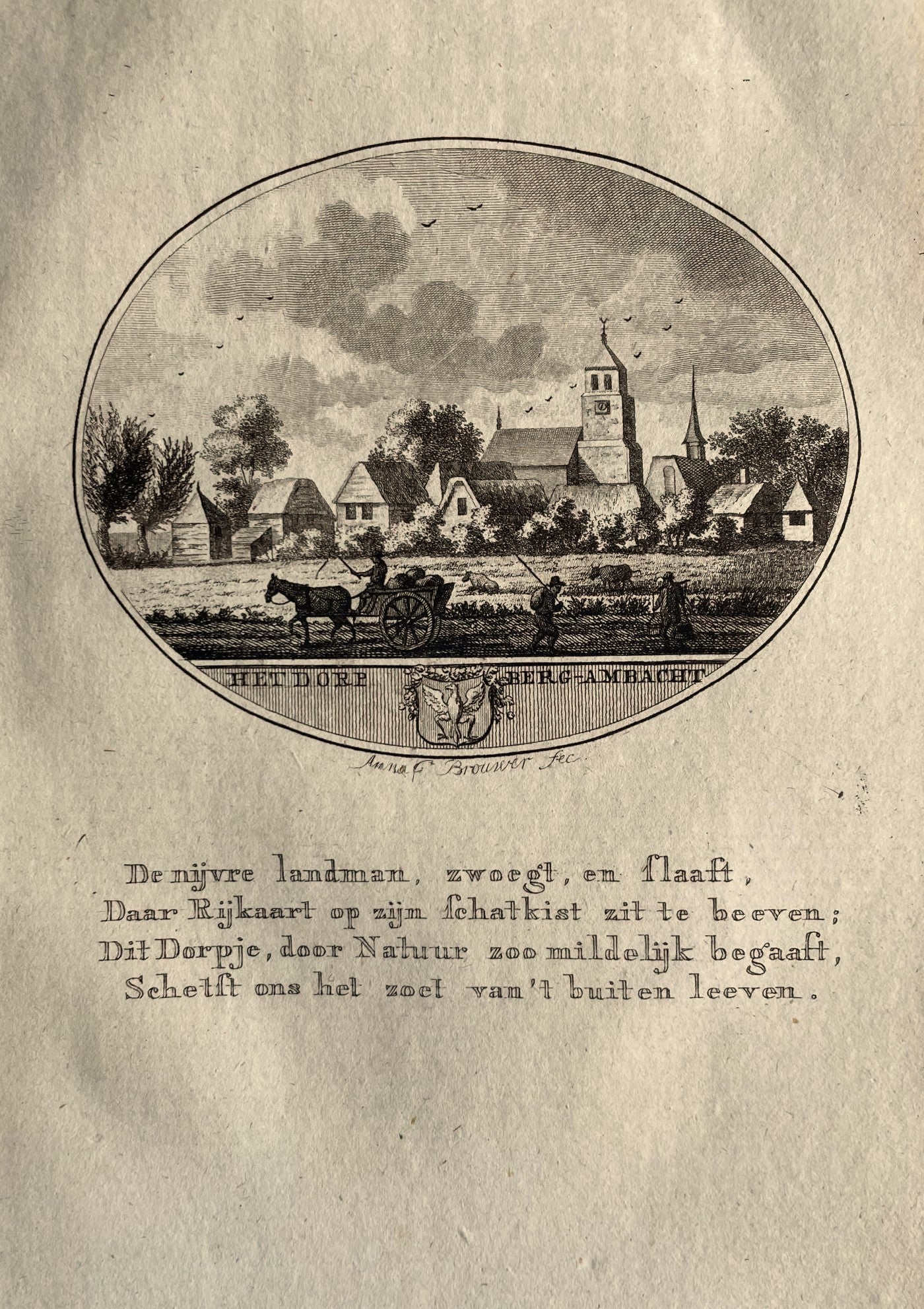 Bergambacht - Van Ollefen & Bakker - 1792