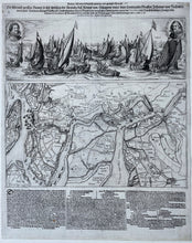 Load image in Gallery view, Bergen op Zoom Slag op het Slaak - eenbladdruk - 1631