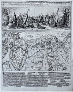 Bergen op Zoom Slag op het Slaak - eenbladdruk - 1631