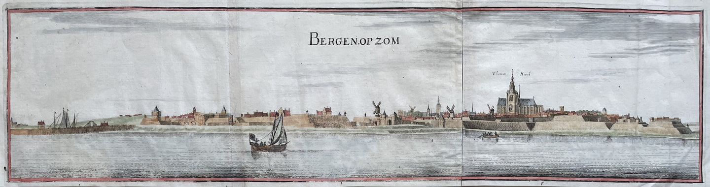 Bergen op Zoom - C Merian - 1659