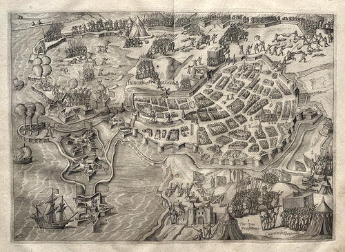Bergen op Zoom - JJ Orlers & H van Haestens - 1610