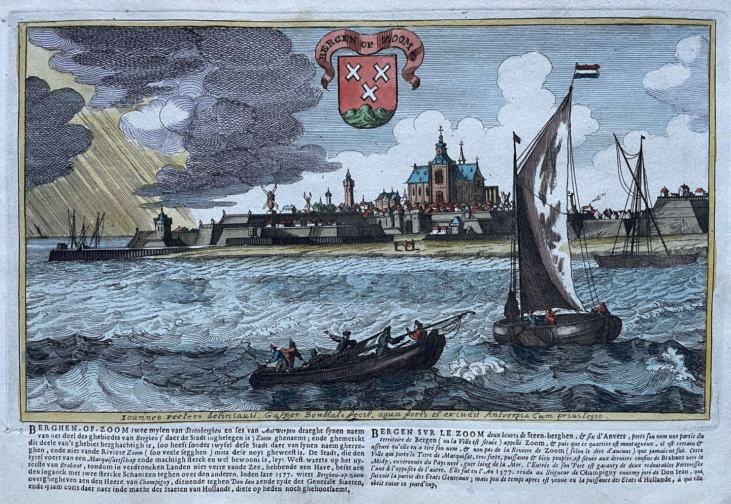 Bergen op Zoom - J Peeters & C Bouttats - 1674