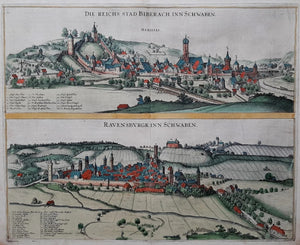 Duitsland Biberach Ravensburg Germany - J Janssonius - 1657