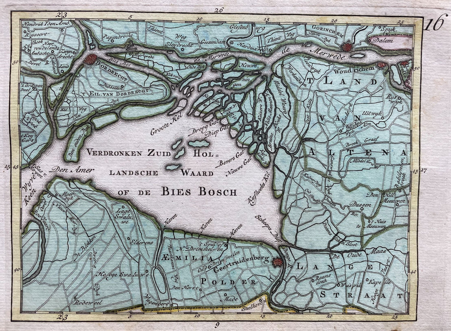 Zuid-Holland Biesbosch Noord-Brabant - C en CJ Sepp - 1773