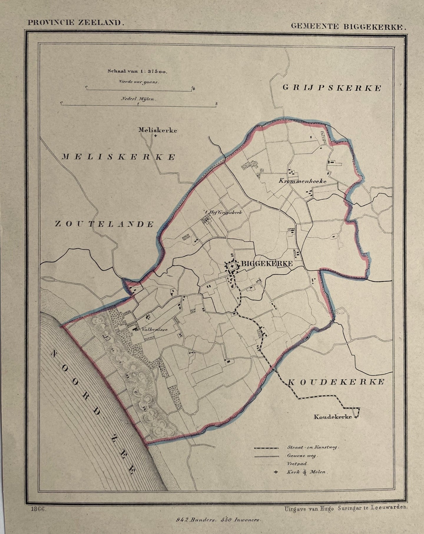 Biggekerke - Kuijper / Suringar - 1866