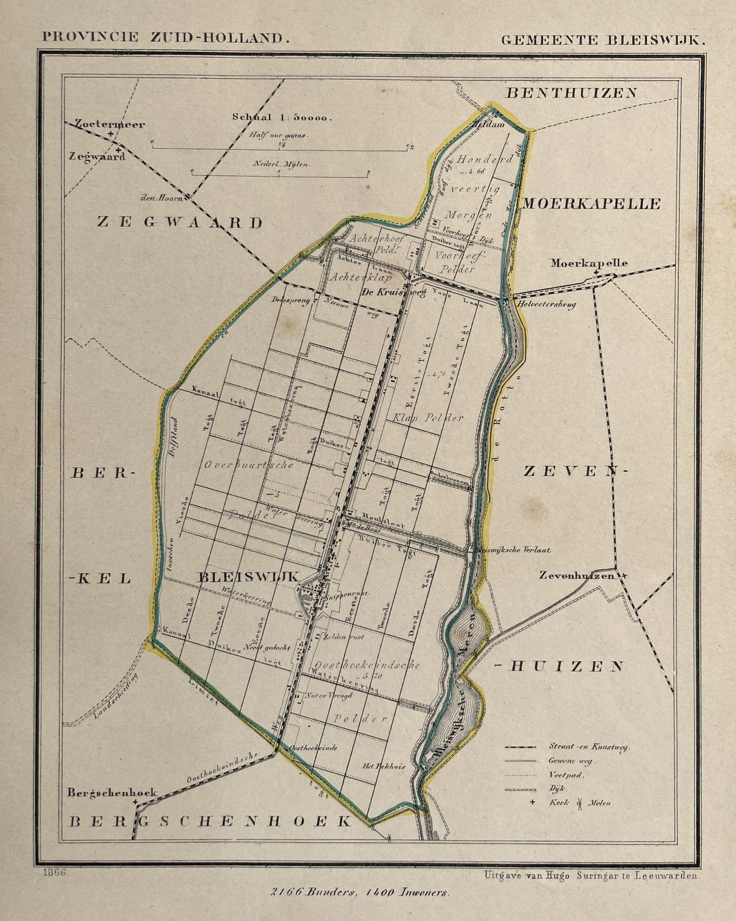 Bleiswijk - J Kuijper / H Suringar - 1866