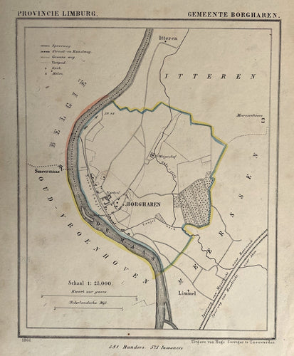 Maastricht Borgharen - Kuijper / Suringar - 1866