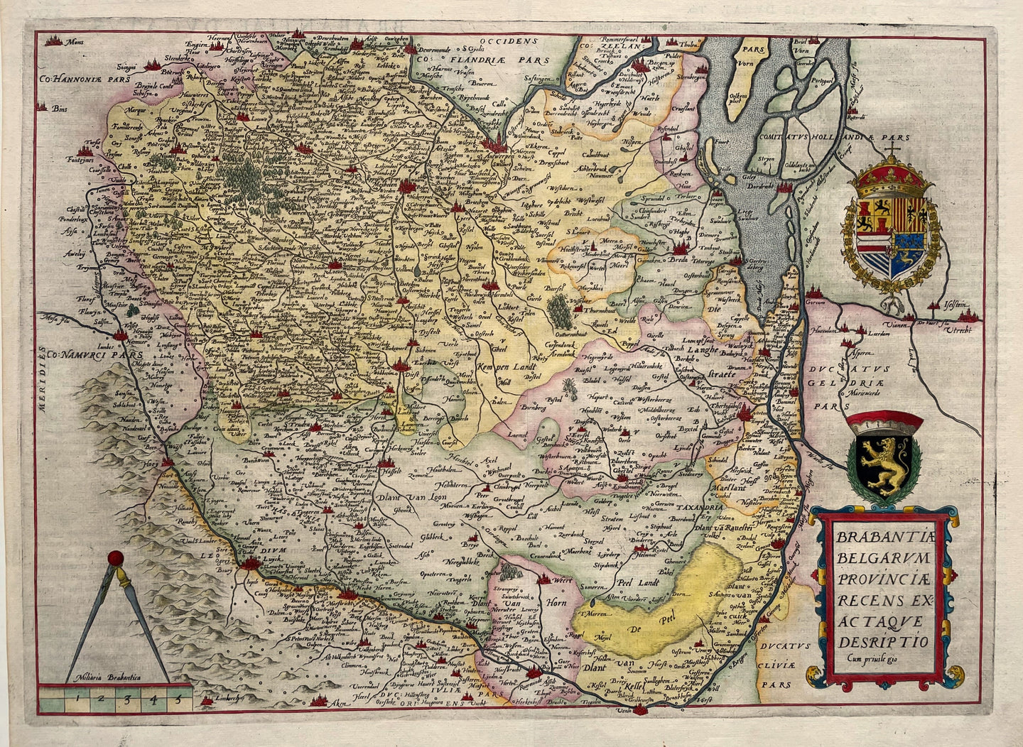 Brabant - Gerard en Cornelis de Jode - 1593