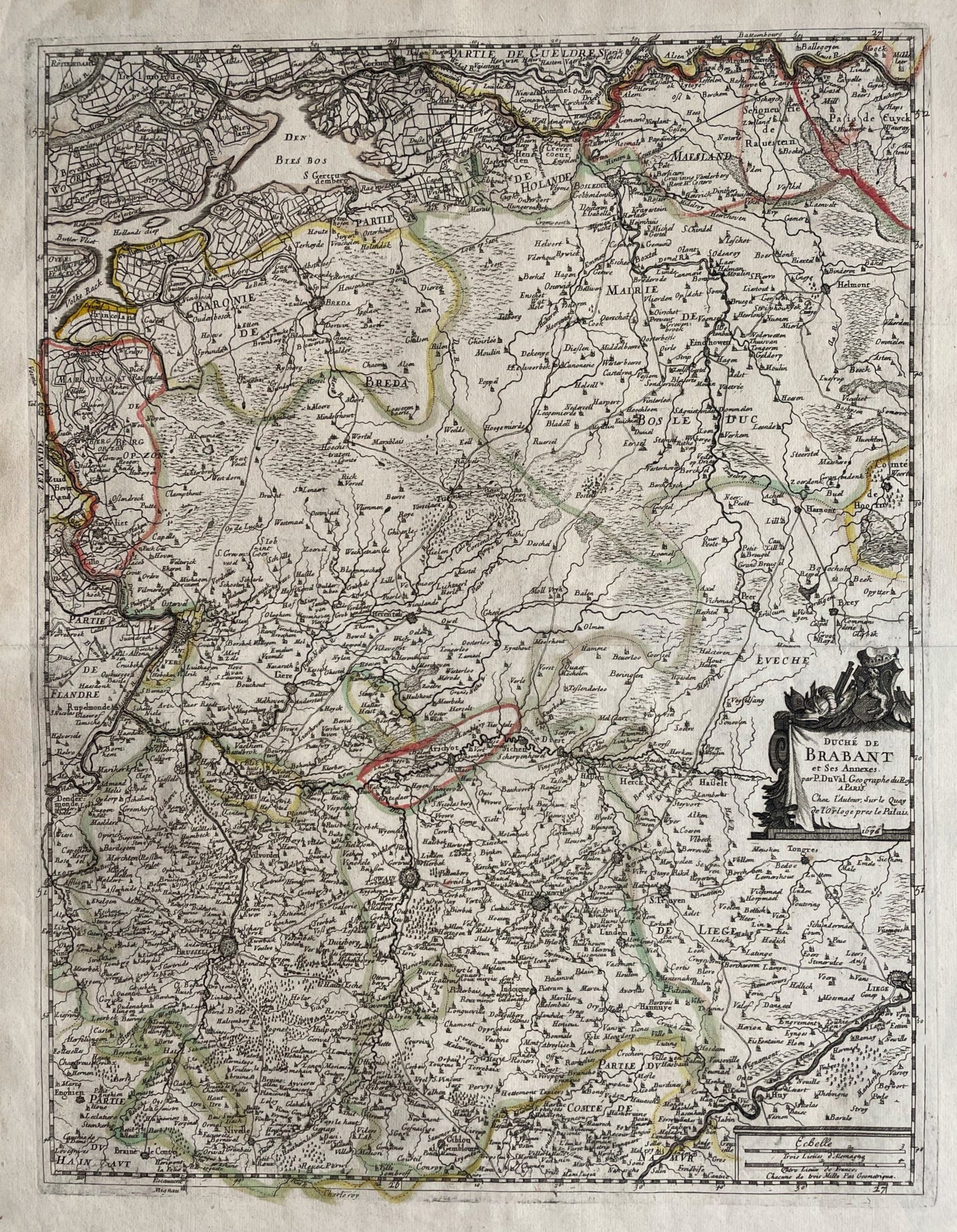 Brabant - Pierre Duval - 1679