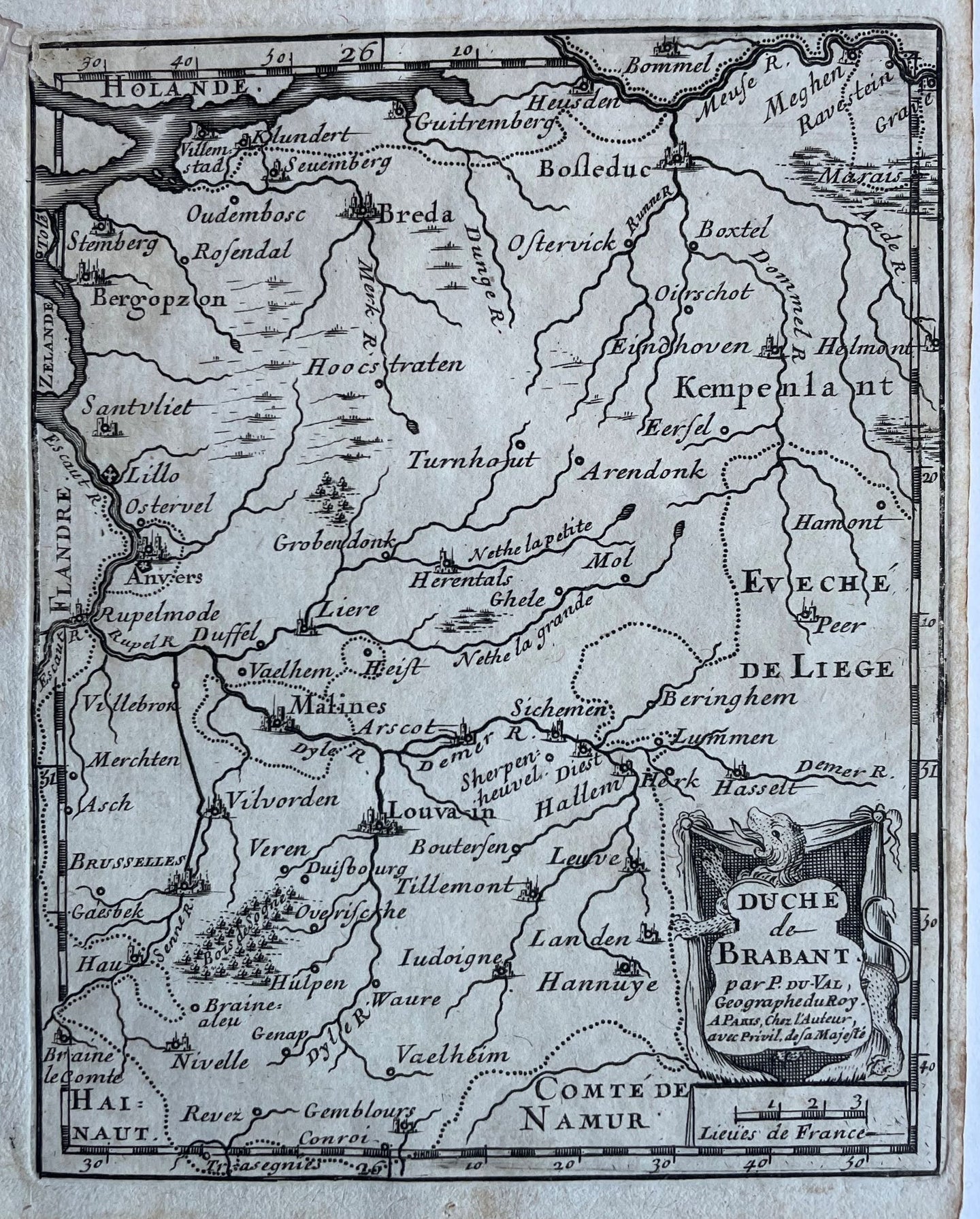 Brabant - P Duval - 1667