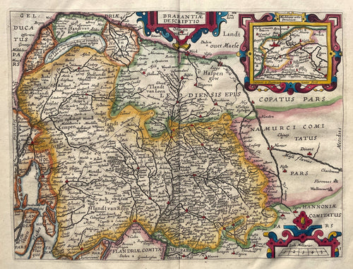 Brabant - WJ Blaeu / L Guicciardini - 1612