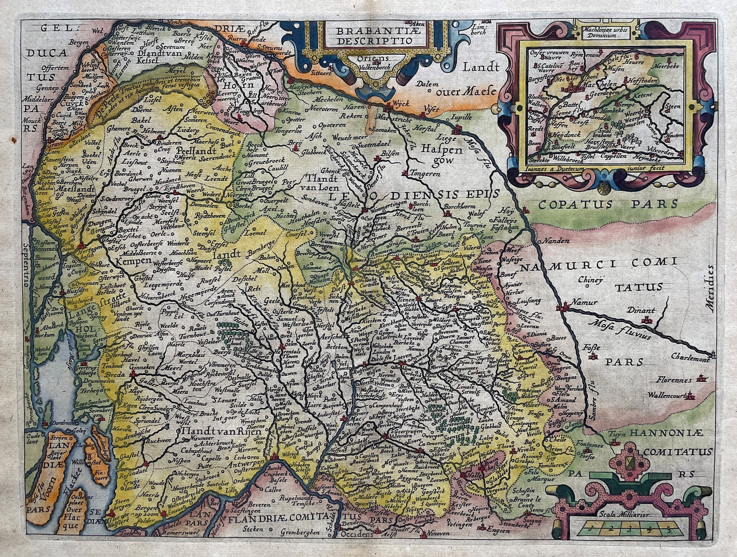Brabant - WJ Blaeu / L Guicciardini - 1612