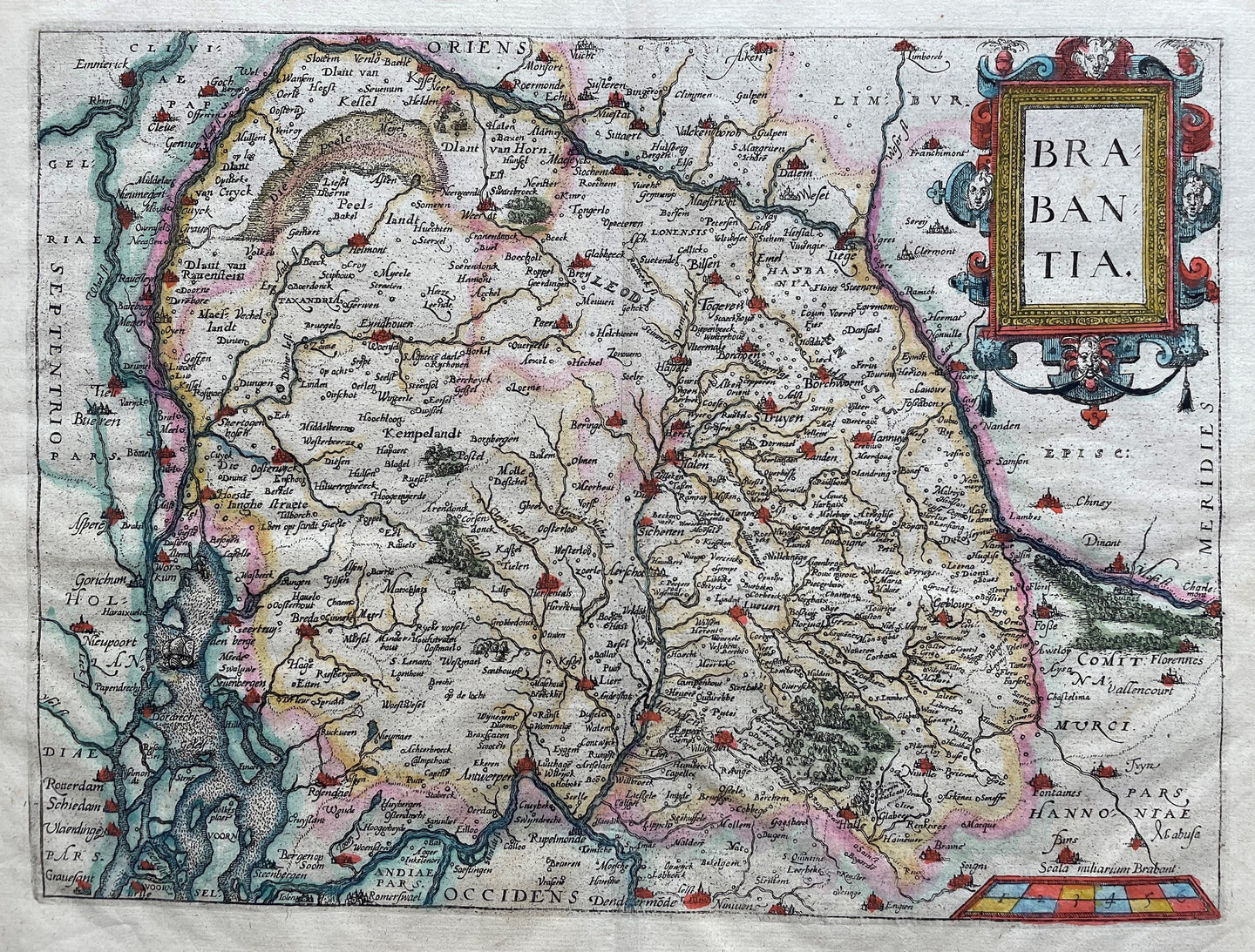 Brabant - C Plantijn / L Guicciardini - 1582