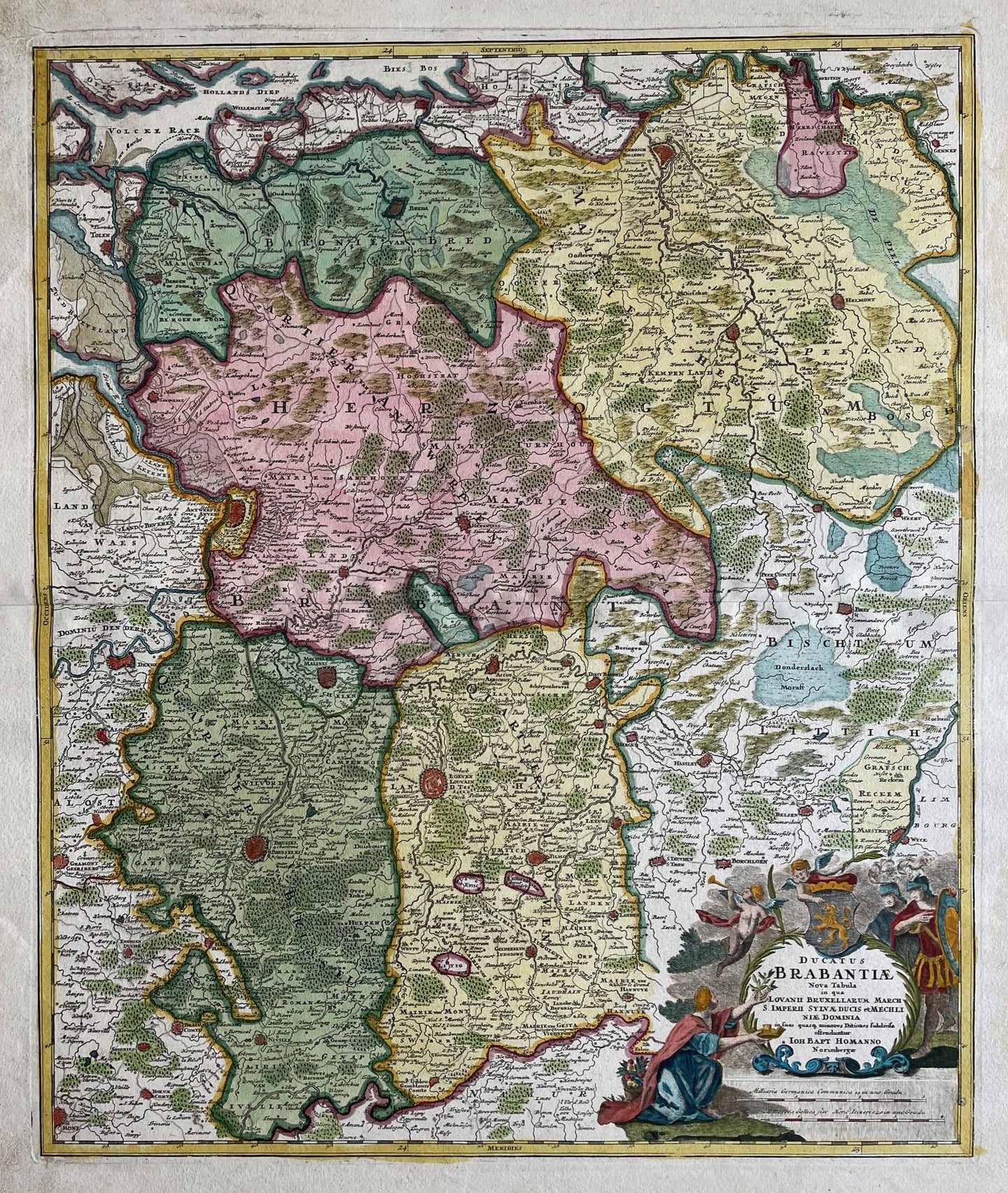 Brabant - JB Homann - 1714