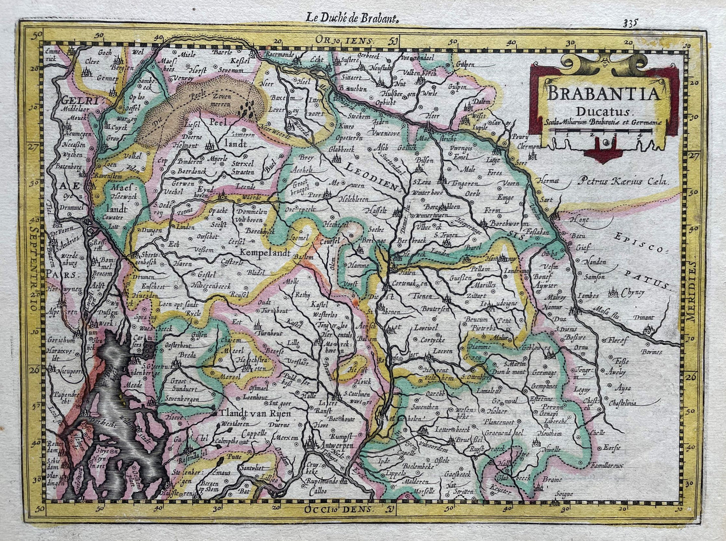 Brabant - P Kaerius / JE Cloppenburch - 1630