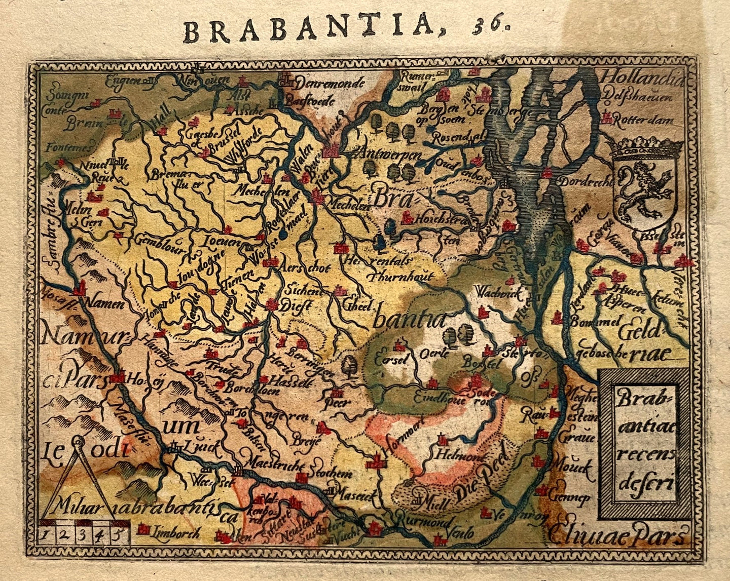 Brabant - A Ortelius / Philips Galle - 1585
