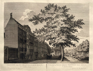 Amsterdam Nieuwe Keizersgracht Brantzen-Rushof - P Fouquet - 1783