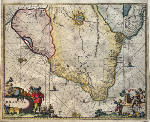 Brazilië Brazil - J Nieuhof - 1682