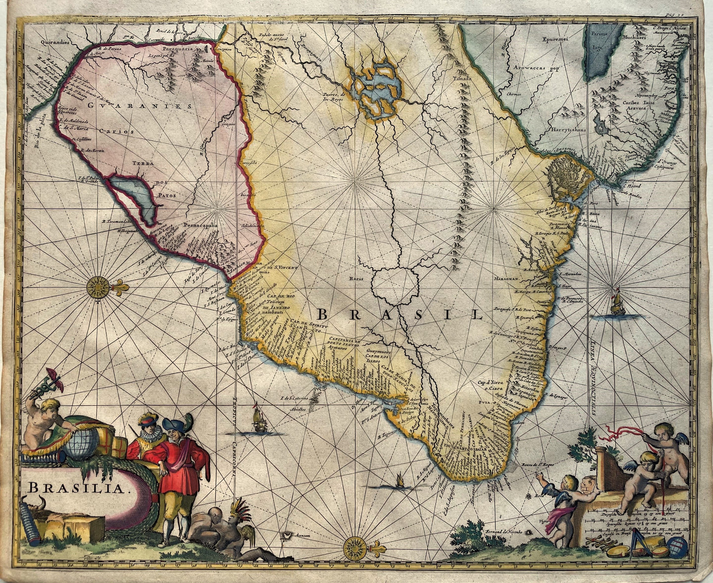 Brazilië Brazil - J Nieuhof - 1682