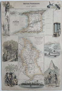 Guyana Trinidad British Guyana - A Fullarton - 1860