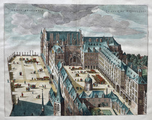 België Brussel Belgium Coudenbergpaleis Hof van Brussel Paleis op de Koudenberg - J Blaeu - 1649
